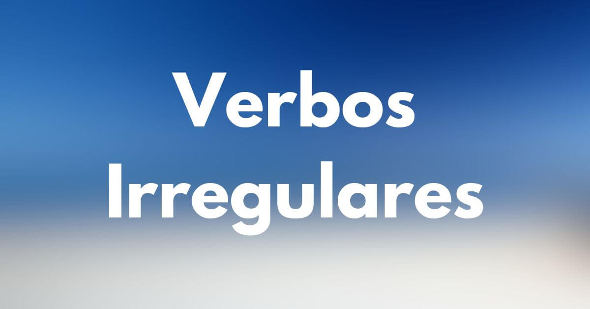 verbos irregulares